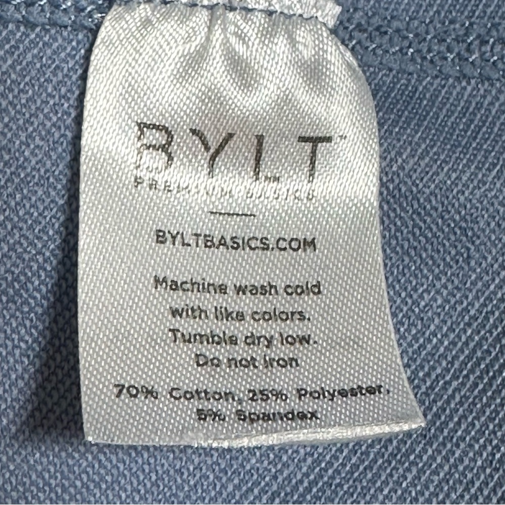 BYLT Lux Dotted Drop Cut Short Sleeve Shirt Men’s XL Gym Workout Weightlifting - Picture 3 of 6